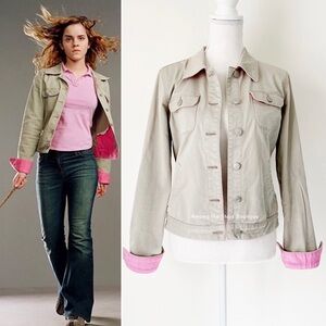 Super Rare Vintage Khaki Jacket Alt. ASO Emma Watson as Hermione in Harry Potter